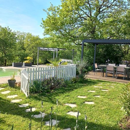 Maison De Campagne Avec Piscine Béduer Eksteriør bilde