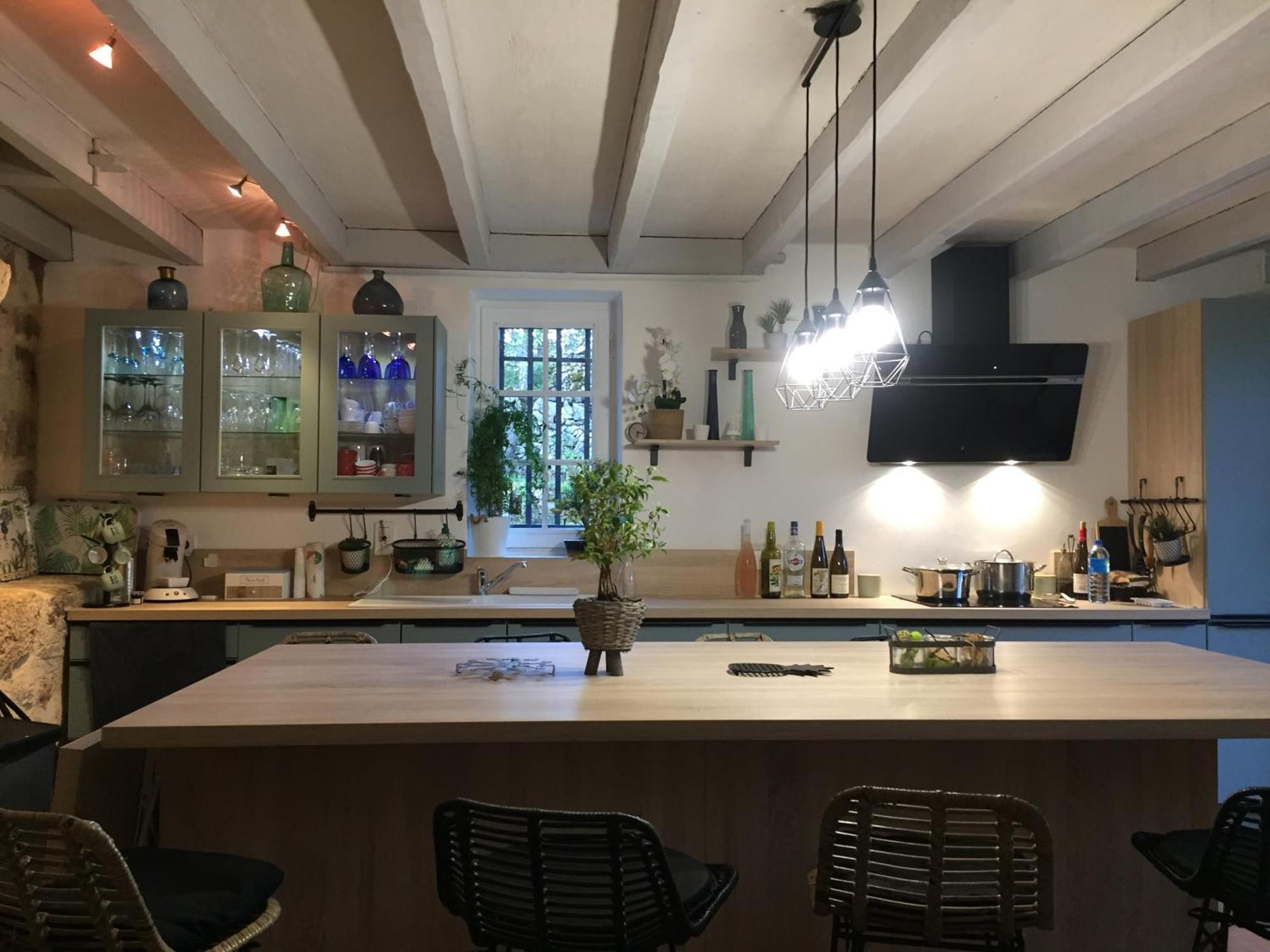 Maison De Campagne Avec Piscine Béduer Eksteriør bilde